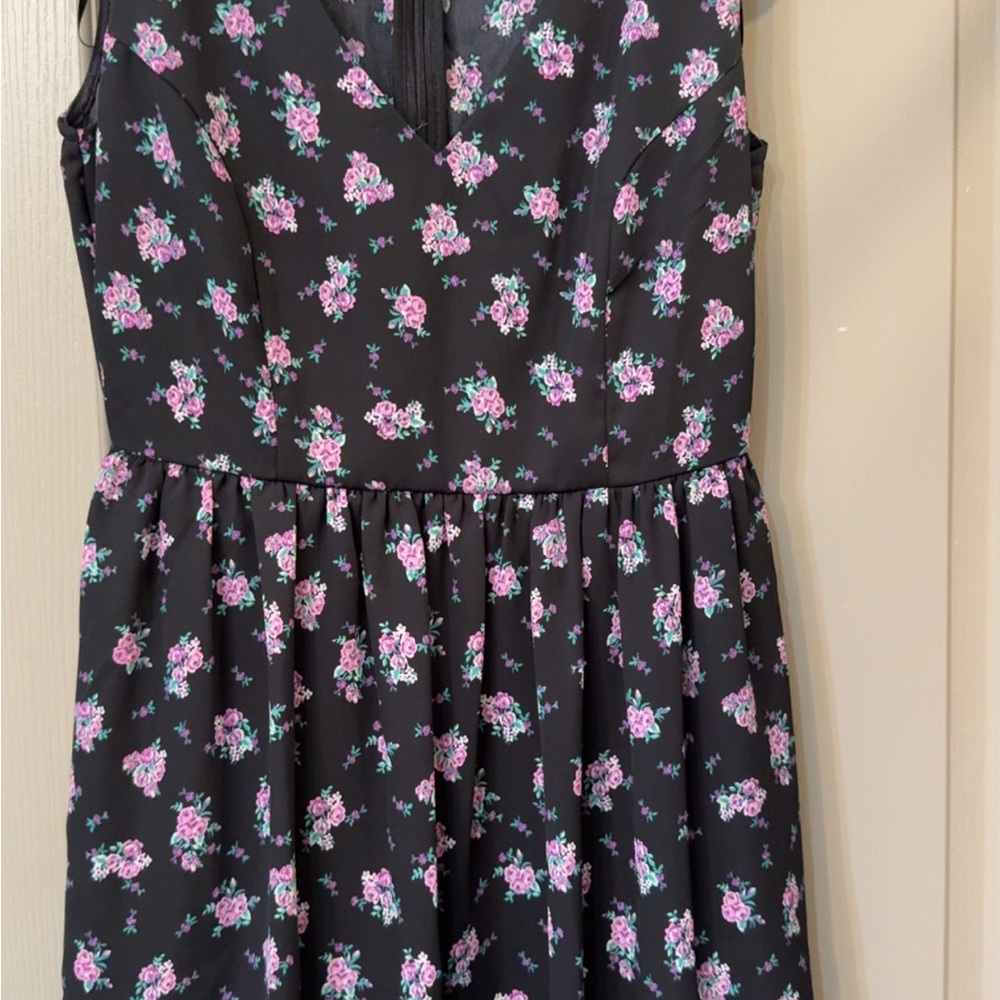 Forever 21 Black Floral Kids Dress